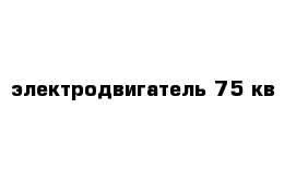 электродвигатель 75 кв